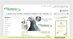 Desktop Screenshot of krmivabezecna.com