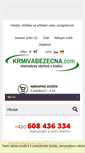 Mobile Screenshot of krmivabezecna.com